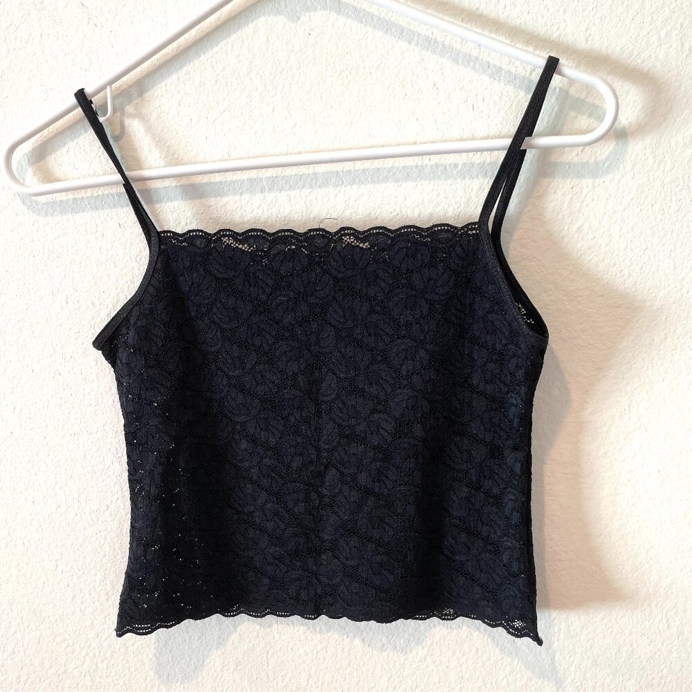 Unique Lingerie Lace's Camisole Black.  Size: S